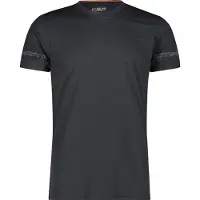 CMP Shortsleeve Light Polyester T-Shirt Maglia funzionale Uomo (46, grigio)