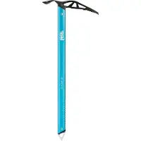 Petzl - Piolet leggero per escursionismo sui ghiacciai - Glacier Light Blue - Taglia 60 cm