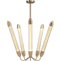 UMAGE lampada a sospensione Lemon Squeeze lunga, ottone, Ø 85,6 cm