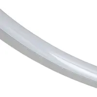 LINDBY Nerwin Plafoniera LED, 65 cm, rotonda, alluminio/chrome