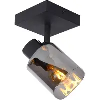 Lucide Faretto a soffitto Alion paralume di vetro, 1 luce