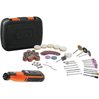 Black & Decker BCRT8IK-XJ 7.2V Cordless Rotary Multi-Tool - 53 Accessories - 84410
