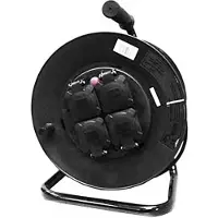EDM Bobina Per Cavi 4 Plugs 25 M 3000w