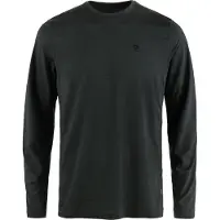 Fjällräven Abisko Day Hike L/S Maglia a manica lunga Uomo (S, nero)
