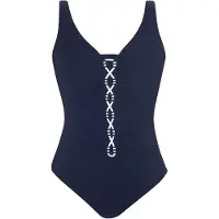 Sunflair Costume intero blu scuro / bianco
