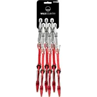 Wild Country - Pack de 6 dégaines d'escalade - Helium 3.0 Quickdraw 6X10Cm Red - rosso