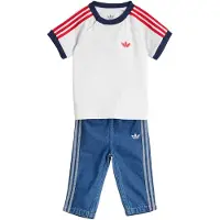 Adidas Originals Set 'Denim Tee Set' marino / blu denim / nero / bianco