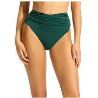 Seafolly Women's Collective High Waist Wrap Front Pant Parte inferiore bikini Donna (44, blu)