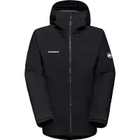 Mammut - Giacca impermeabile a 3 strati in GORE-TEX ePE - Crater IV HS Hooded Jacket Men Black per Uomo in Poliestere Riciclato - Taglia XL - Nero