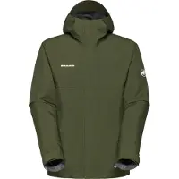Mammut Treeline Light Hardshell Hooded Jacket Giacca antipioggia Uomo (XL, olivia)