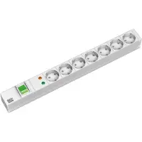 Bachmann - Prolunga (montabile a rack) - 7 connettori di uscita - 1U - 48,3 cm (19") (333.405)
