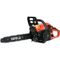 YATO Motosega a benzina da 16 pollici con sistema di avviamento facilitato e potenza di 1,8 kW