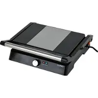 LUND Griglia elettrica da 2000W, griglia da tavolo, dimensioni 29x23 cm, griglia di contatto