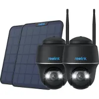 Reolink 2xArgus Series B430-B Batteria-WiFi +2x Pannello solare 2-B (2x 40-57-9874 + 2x 40-57-9961)