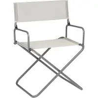 Lafuma Mobilier - Sedia da regista pieghevole - FGX XL Seigle II - Bianco