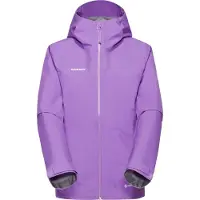 Mammut Women's Crater Light Hardshell Hooded Jacket Giacca antipioggia Donna (XS, lilla)
