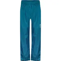 TROLLKIDS Kid's Trolltunga Pants Pantaloni antipioggia Bambini (110, blu)