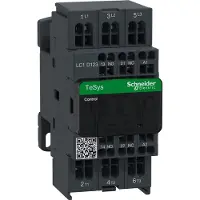 Schneider Contattore LC1D 3p, +1S+1Ö, 5,5 kW, 12 A, 400 V AC3, bobina 24 V AC LC1D123B7