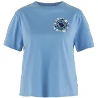 Fjällräven Women's Fjällblomster Logo T-Shirt T-shirt Donna (L, beige)