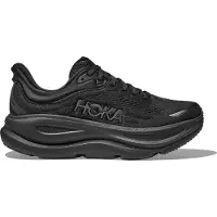 Hoka One One Bondi 9 Scarpe da corsa Uomo (43 1/3 - Regular, nero/grigio)
