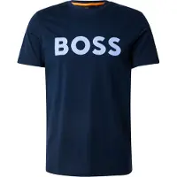 BOSS per uomo. 50481923 Maglietta Thinking blu navy (L), Casual, Cotone, Manica corta