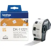 Brother Etichetta DK-11221 - Nero su bianco (23 mm x 23 mm)