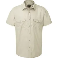 Craghoppers Kiwi Kurzarm Hemd Camicia Uomo (S, beige)