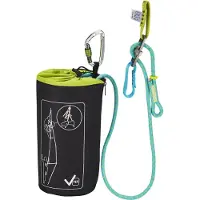 Edelrid Via Ferrata Belay Kit II Set di riassicurazione (15 m, grigio/ oasis)