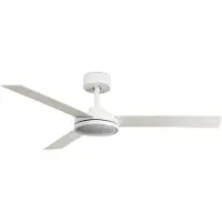 Faro Ventilatore da soffitto LED Barth con luce, bianco