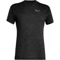 Salewa Puez Melange Dry S/S Tee T-shirt Uomo (62, nero)