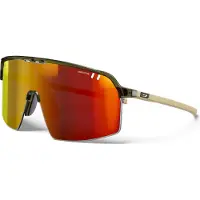 Julbo - Occhiali da sole - Intensity Vert Kaki/Beige Mat Reactiv 1-3 Light Amplifier