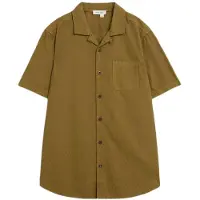 White Stuff Gaddesby Ss Shirt Khaki Green Taglia: M | Camicie Casual Outlet | Uomo | Marrone