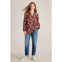 White Stuff Teresa Longline Shirt Plum Print Taglia: 12 | Magliette intime Outlet | Donna | Magenta