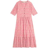 White Stuff Naya Jersey Midi Dress Pink Multi Taglia: 14 | Abiti Midi Outlet | Donna | Rosa