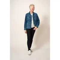 White Stuff Dayton Denim Jacket Mid Denim Taglia: 8 REGULAR | Giacche di jeans Outlet | Donna | Blu