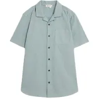 White Stuff Gaddesby Ss Shirt Dusty Blue Taglia: S | Camicie Casual Outlet | Uomo | Blu