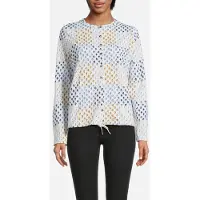 White Stuff Tia Hie Hem Jersey Shirt Grey Multi Taglia: 6 | Magliette intime Outlet | Donna | Grigio