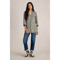 White Stuff Annie Longline Shirt Black Print Taglia: 8 PETITE | Magliette intime Outlet | Donna | Nero