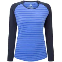 Mountain Equipment Women's Redline L/S Tee Maglia a manica lunga Donna (34, blu)