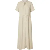 Selected Vestito Camicia Donne Beige 42