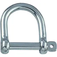 BREG Grillo rotondo, forma larga, acciaio inox A4 AISI 316, 10 mm