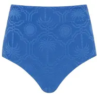 Seafolly Women's Oasis High Waisted Pant Parte inferiore bikini Donna (34, blu)
