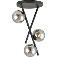Emibig Lampada da soffitto a candelabro RIVER 3 GRAFIT 1196/3