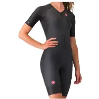 Castelli Women's Core Tri Suit S/S Tuta ciclismo intera Donna (XS, nero)