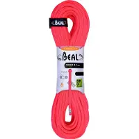 BEAL - Corda da arrampicata a 3 norme - Joker 9.1mm Unicore Dry Cover Orange - Taglia 50 m - rosso