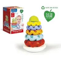 Clementoni Play For Future Tower Stacking Rings Puzzle Unisex 6-36 mesi — Giocattolo