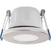 Megaman Faretto da incasso LED Tego Slim, confezione da 10, 2.800 K, nichel