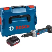 Bosch GGS 18V-23 LC Smerigliatrice diritta professionale a batteria 18 V senza spazzole + 1x batteria ricaricabile 5,0 Ah + L-Boxx - senza caricabatterie