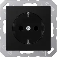 JUNG A 1520 BF Presa SWM nero grafite/opaco Serie A550