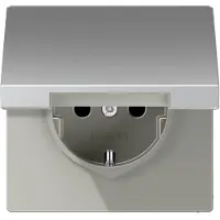 JUNG Presa SCHUKO 16A 250V con coperchio a cerniera AL 1520 KIKL